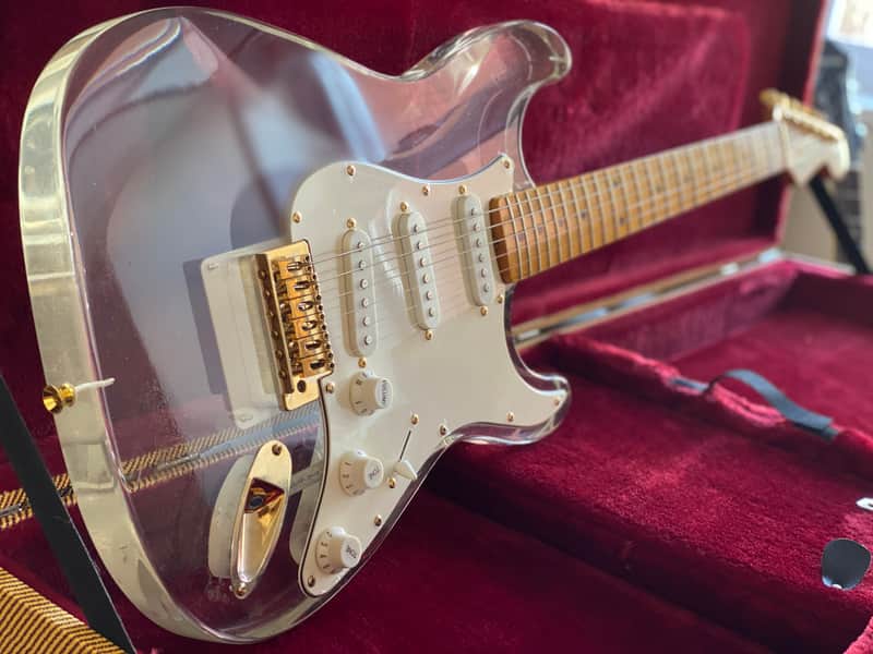 Fender Japan Very RARE Order Made 2004 Lucite Stratocaster MIJ w/ Hardcase image 1