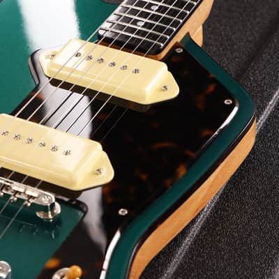 Fab Guitars Cadillac P-90’s Sherwood Green Used image 9