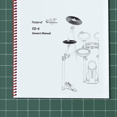 Roland TD-4 — Owners Manual User Guide Instructions — 59 Pages — USA Made