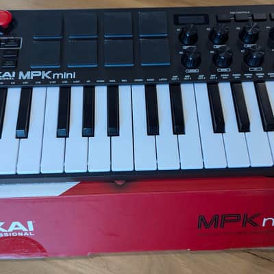 Akai MPK Mini MKIII 25-Key MIDI Controller 2020 - Present - Black image 4