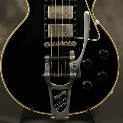 1957 Gibson Les Paul Custom Black w/original Bigsby + "Fretless Wonder" HANG TAG image 1
