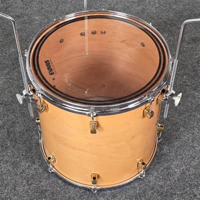 Used Yamaha Maple Custom Drum Set Natural Gloss w/Gold Hardware MIJ - Very Good image 16