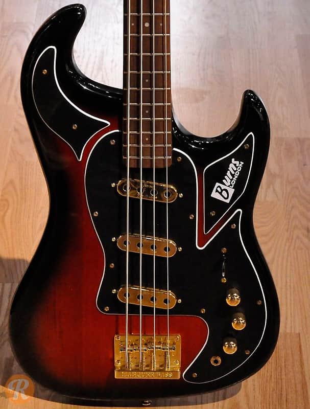 Burns Club Marquee Bass Red Sunburst | Reverb