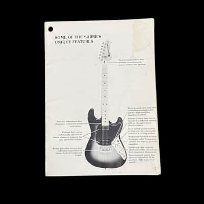 Music Man Sabre II 1978 Natural Electric Guitar w/ Case image 17
