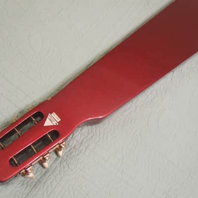 Artisan lap steel red metal flake with upgrades. image 9