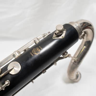 Selmer-Paris Selmer Paris Model 33 Professional Wood Bass Clarinet, Beautiful Silver, Low Eb image 7