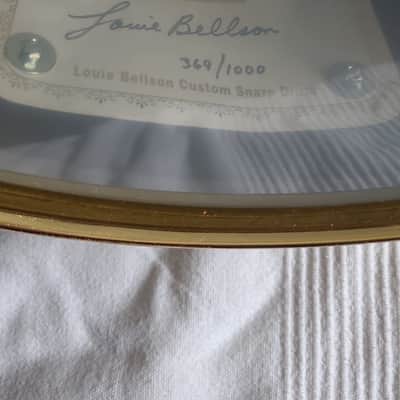 Remo Louie Bellson Signature Snare 1999 White Marine Pearl image 6