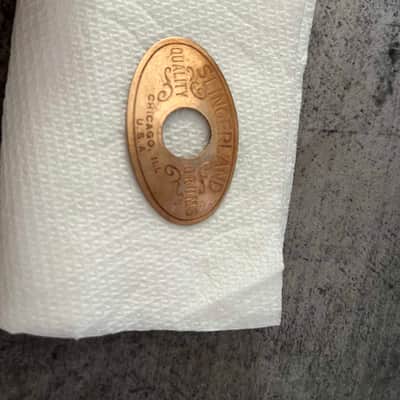 Slingerland Chicago Drum Badge 30s/40s - Brass in Excellent Condition! image 1