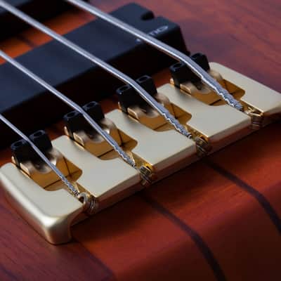 Schecter Stiletto Studio-4 FL LH Honey Satin image 8