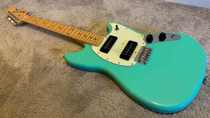 Fender Player Mustang 90 2020 - 2024 - Seafoam Green image 1