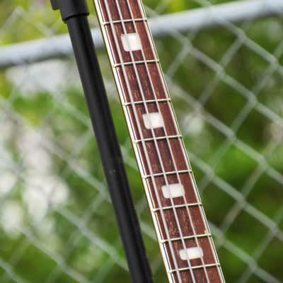 ~Space Bass~ 1967 Silvertone 1496 / Tesco EB-210 Hollowbody Violin Bass - Vintage Japan MIJ Beatle image 8