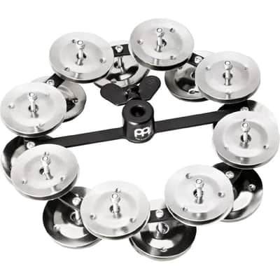 Meinl Percussion 5" Headliner Series Hi-Hat Tambourine - Dual Row Stainless Steel Jingles image 1