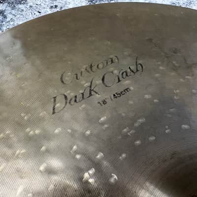 Zildjian 18" K Custom Dark Crash Cymbal 1995 - Present - Traditional image 3