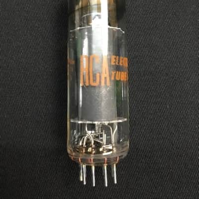 RCA 6CZ5 Black Plate Pentode Power AMPLIFIER VACUUM TUBE Tested USA 8.1389-D image 1