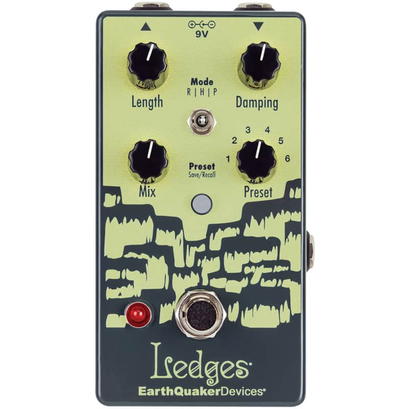 ギター EarthQuaker Devices 3-Knob EarthQuaker Devices Ledges Tri-Dimensional Reverberation Machine