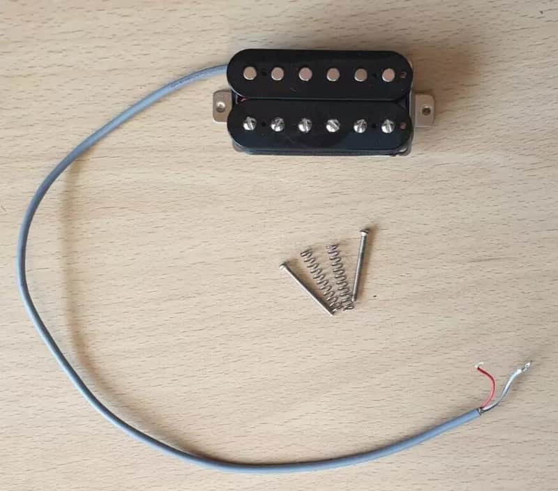 NOwaxx Pickups Classic PAF Custom Shop Neck Humbucker Pickup Black image 1