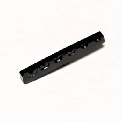 Replacement Ernie Ball Music Man Compensated Nut 1-5/8 Black image 1