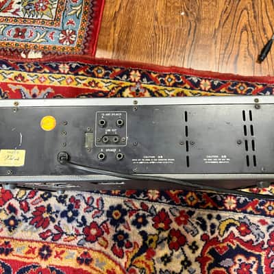 Yamaha EM 90 6 channel Powered/Line mixer with spring reverb and drum machine 1970s image 8