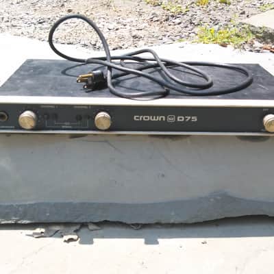 Crown D-75 2-Channel Power Amplifier | Reverb