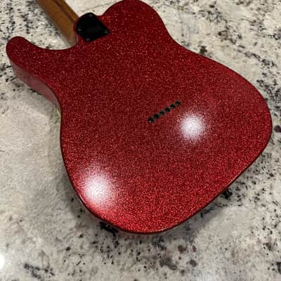 LsL Instruments T Bone 24 Fret - Brilliant Fire Sparkle - Matching Headstock image 11