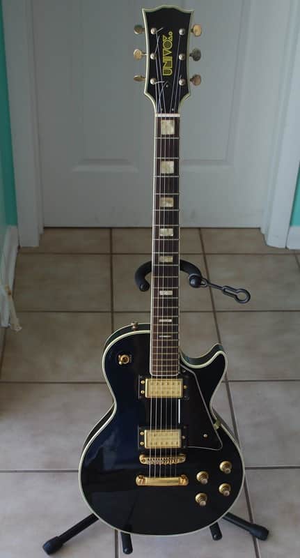 貴重！univox les paul Vintage Univox Les Paul Lawsuit Era Guitar With Original Case | Reverb