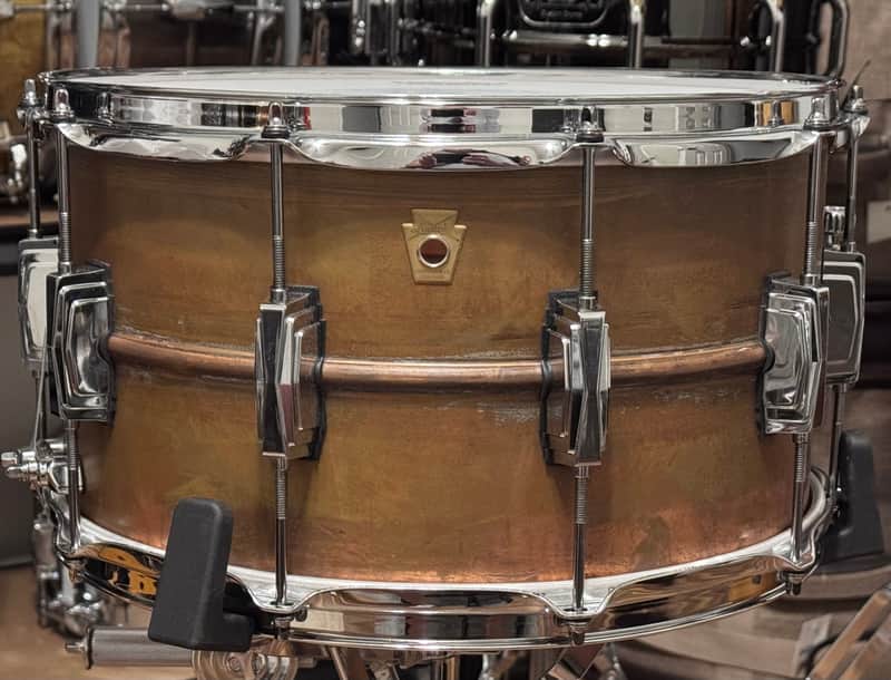 Ludwig LC608R 14x8 Raw Copperphonic 2020-present - Raw Copper Patina image 1