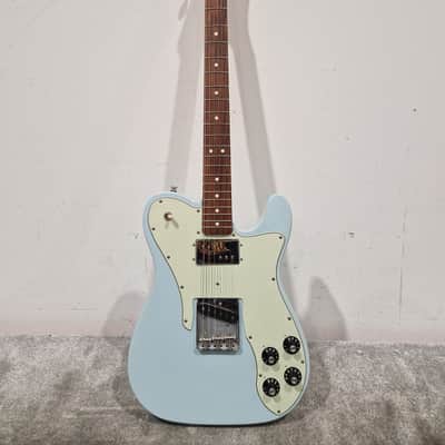Fender Vintera Telecaster Custom - Electric Guitar - Sonic Blue - Made In Mexico S/N MX19051283  - Excellent w/ Soft Case - Refurbished imagen 2