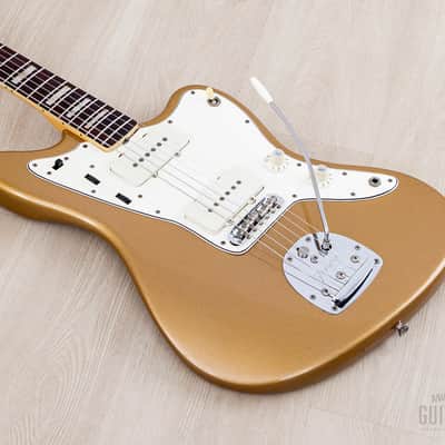 1967 Fender Jazzmaster Vintage Offset Guitar Firemist Gold w/ Case image 10