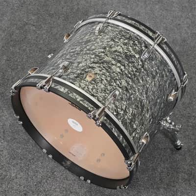 Used Ludwig Classic Maple 3pc Downbeat Drum Set Black Pearl - Good image 7
