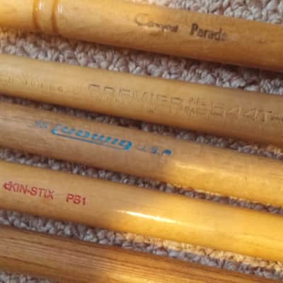 VINTAGE Pipe Band Parade Bagpipe Marching Drum Sticks PREMIER  B&H LUDWIG LOT OF  5 image 4