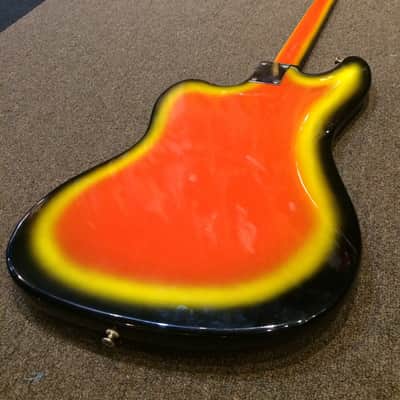 Teisco Del Rey EB200 60's Candy Corn image 5