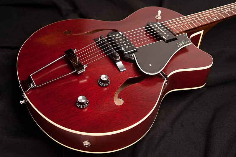 Godin 5th avenue KingpinⅡ cw Open Box Godin 5th Avenue CW Kingpin II Archtop Electric Guitar