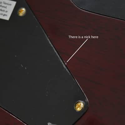 ESP LTD EC-1000T CTM Guitar in See Thru Black Cherry B-Stock 1447 image 10