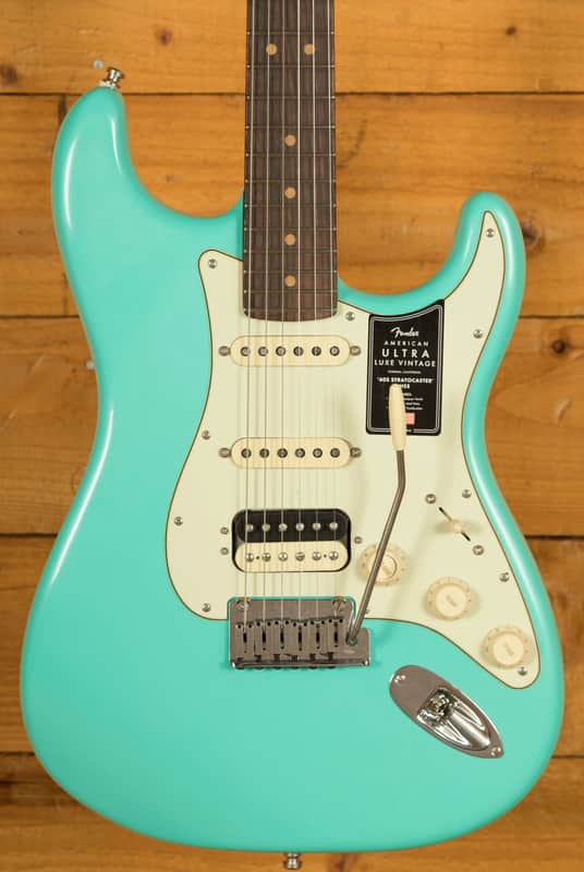 Fender American Ultra Luxe Vintage '60s Stratocaster HSS - Rosewood - Sea Foam Green image 1