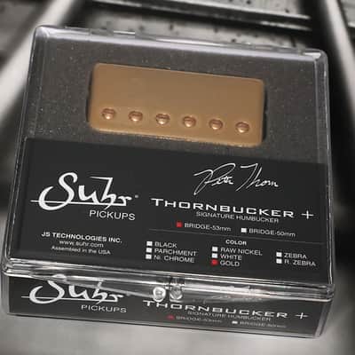 SUHR Thornbucker + Plus Bridge Lead 53mm Humbucker Pickup GOLD Pete Thorn image 1