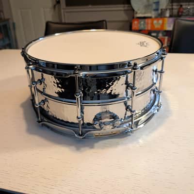 Ludwig Hand hammered lm402 with tube lugs 2000s - Chrome image 3