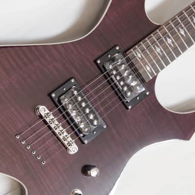 BC RICH Revenge Warlock GUITAR Trans Purple - Widow Headstock - Humbuckers - NEW image 3