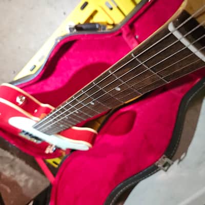 Classic vibe esquire, bright red Duncan mini humbucker image 6
