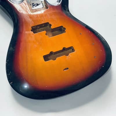 Sunburst Bass Guitar Basswood Body image 16