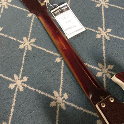 Silvertone Electric Guitar 1960's Redburst image 13