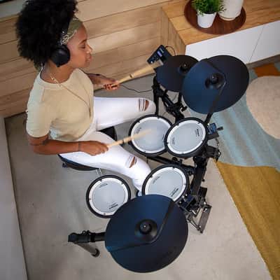 Roland TD-07KV V-Drum Kit with Mesh Pads - Black image 8