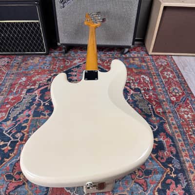 Fender '62 Reissue Jazz Bass JB-62 Vintage Series Olympic White - 2005 CIJ image 8