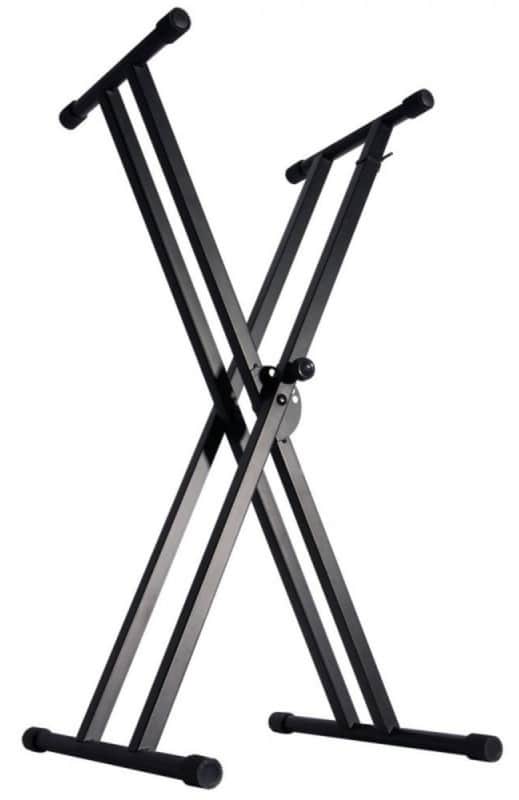 On-Stage KS7171 Adjustable Double-X Keyboard Stand w/Bolted Construction image 1