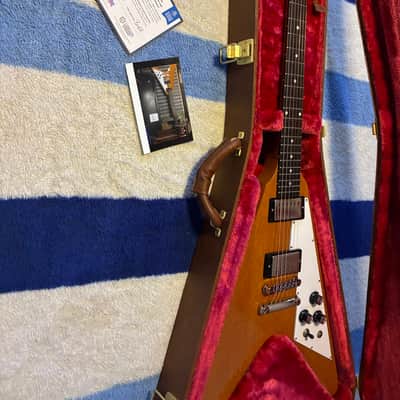 Gibson Flying V 2019 - 2023 - Antique Natural Custombuckers image 12