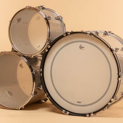 Gretsch USA 'Brooklyn' in Silver Sparkle - 14x22. 16x16, 9x13 image 3