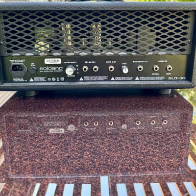 Soldano SLO-30 Custom Amp Head Salt and Pepper Grill image 8