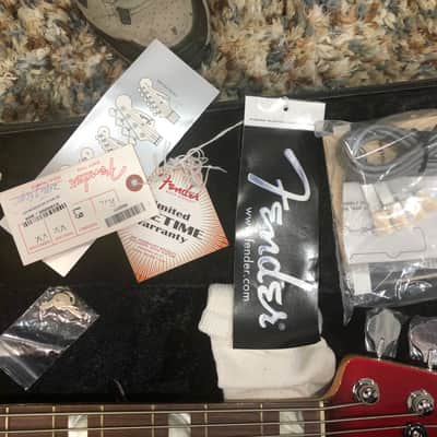 Fender 50th Anniversary Jazz Bass with Matching Headstock 2010 - Candy Apple Red image 5
