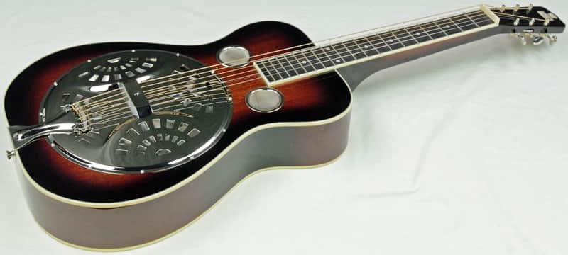Recording King RR-60 Professional Squareneck Resonator Vintage Sunburst image 1