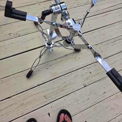 DW DWCP9300 9000 Series Heavy Duty Double-Braced Snare Drum Stand 2010s - Chrome image 3