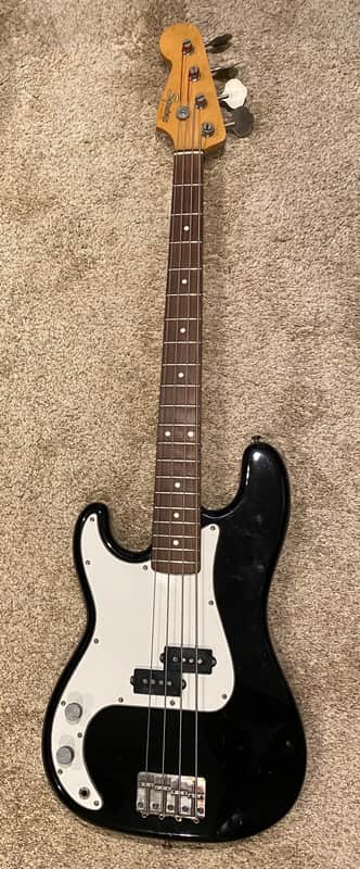 Lefty 1986 Fender Squier Precision Bass Guitar P-Bass image 1